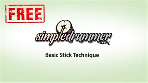 Basic Stick Technique | #1 Best Beginner Drum Lessons