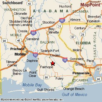 Robertsdale, Alabama Area Map & More