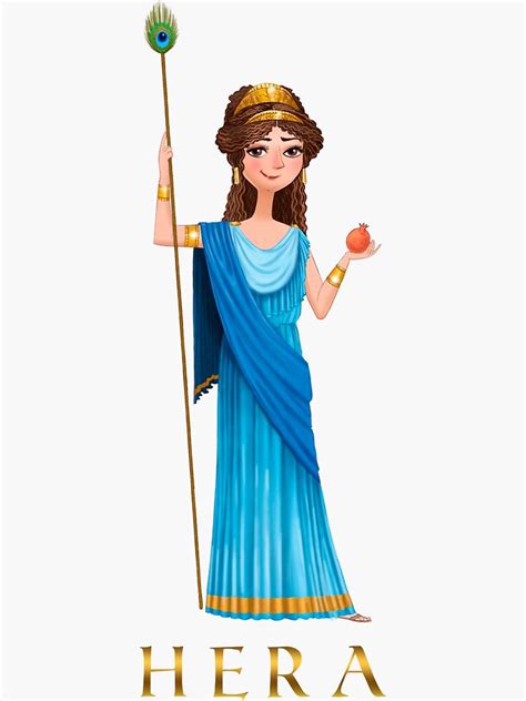 "Hera Greek Goddess" Sticker for Sale by Moviesinmyhead | Redbubble