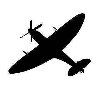 Spitfire Silhouette at GetDrawings | Free download