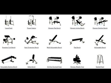 Exercise Equipment: Exercise Equipment Names