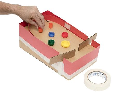 How-To: Shoebox Pinball - Children's Museum of the Arts New York | Cardboard crafts kids ...