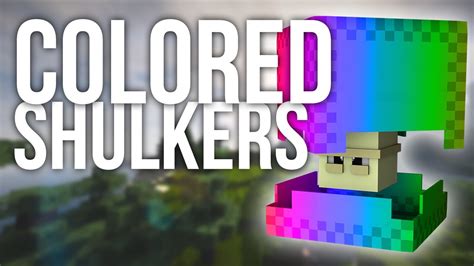 How to Get Colored Shulkers in Minecraft - YouTube