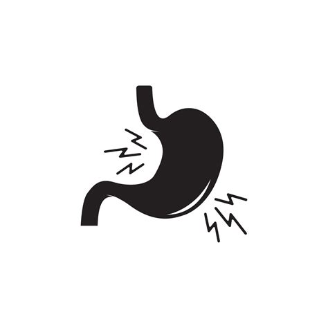 stomach ache or diarrhea logo or icon simple vector illustration design 16664764 Vector Art at ...