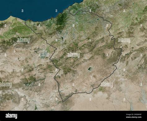 Tlemcen, province of Algeria. High resolution satellite map Stock Photo - Alamy