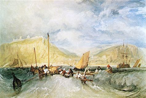 Hastings from the Sea Painting | Joseph Mallord William Turner Oil Paintings