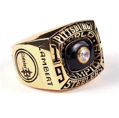 1974 Jack Lambert Steelers Super Bowl IX Ring