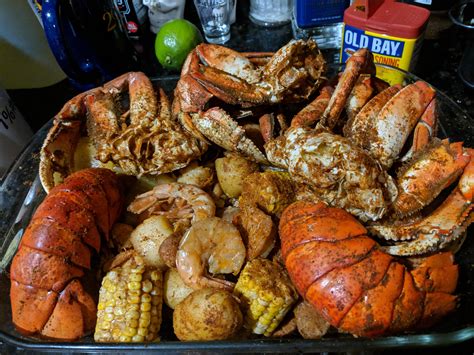 [homemade] Crab, shrimp and lobster boil : r/food