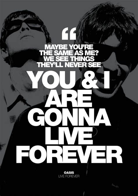 Oasis - Live Forever poster | Oasis live forever, Oasis lyrics, Oasis album