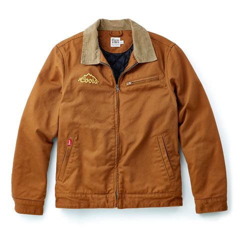 Huckberry x Coors Banquet Work Jacket - Brown | Insulated Jackets | Huckberry