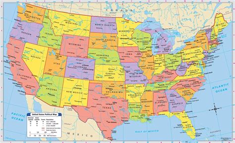 Printable United States Map Images : How To Learn The Map Of The 50 ...