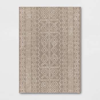 Outdoor Rug Tufted Geo Cream - Opalhouse™ : Target