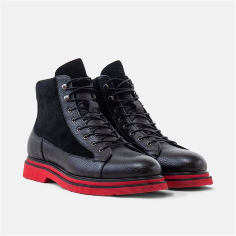 Aiden Black Combat Boots - Marc Nolan