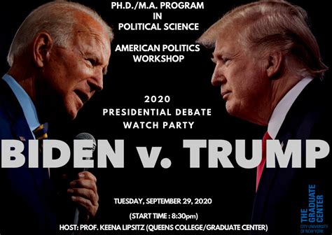 Election Series: Presidential Debate Watch Party: Tuesday, September 29 ...