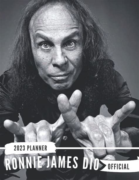 Buy Ronnie James Dio 2023 Planner: Ronnie James Dio Monthy Weekly Daily Planner 2023, Perfect My ...