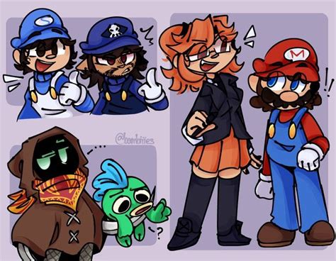 Pin by Anni on Smg4 | Mario art, Super mario art, Overwatch fan art