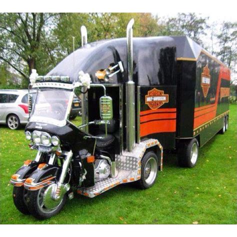 Trike & trailer. | Trike motorcycle, Trucks, Harley davidson