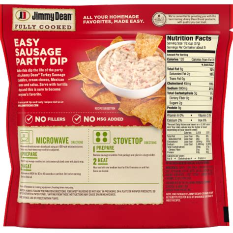 Jimmy Dean® Fully Cooked Turkey Sausage Crumbles, 9.6 oz - Ralphs