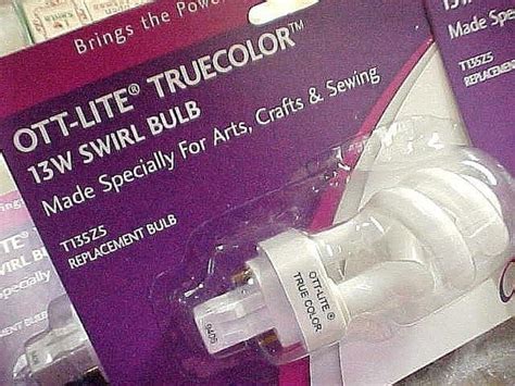 Ott Lite Replacement Plug-In Bulb T135Z5 TrueColor Swirl 13W