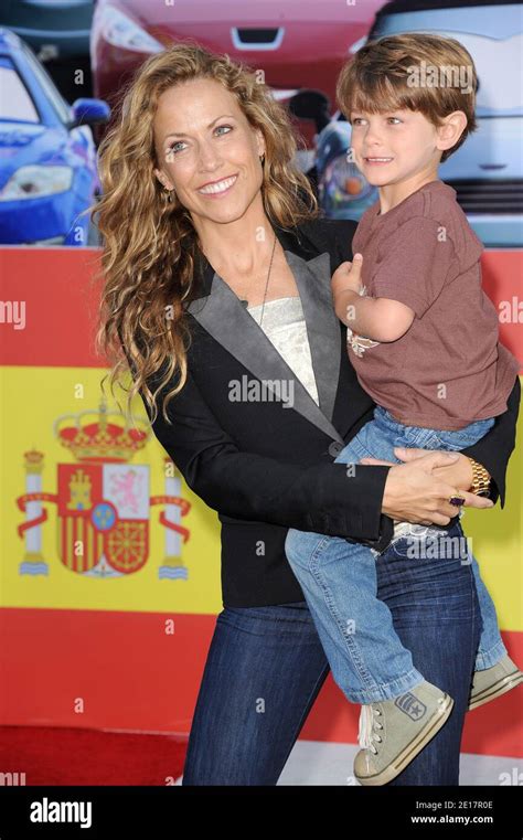 Sheryl Crow and her son Wyatt Steven Crow attend the Pixars Studios 'Cars 2' premiere in Los ...