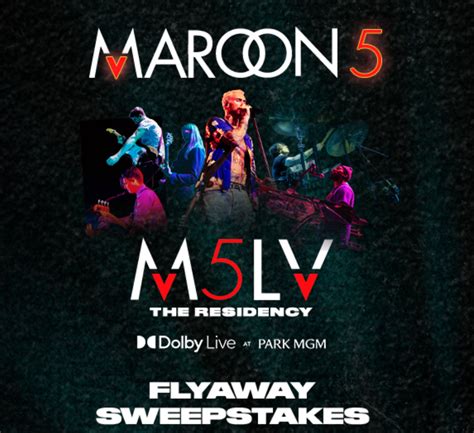 Win A Trip For 2 To Last Vegas To See Maroon 5 In Concert! - Michael W Travels...