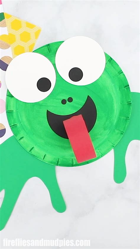 How to Make a Paper Plate Frog Craft | Paper Plate Crafts | Crafts for kids, Frog crafts ...