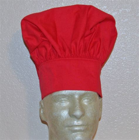 Red Chef Hat Chef Hat For Adults Custom Personalize With