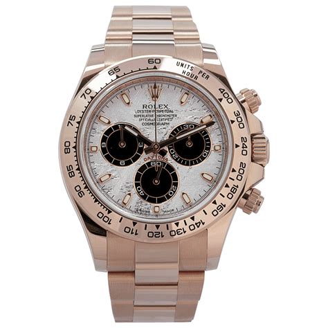 Rolex Oyster Perpetual Cosmograph Daytona 18kt Rose Gold Meteorite ...