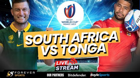 LIVE: Springboks vs Tonga Rugby World Cup 2023 Live Commentary - YouTube