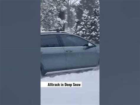 VW Golf Alltrack 4Motion in Deep Snow ️ #shorts #vw #cars #snow #mk7 - YouTube