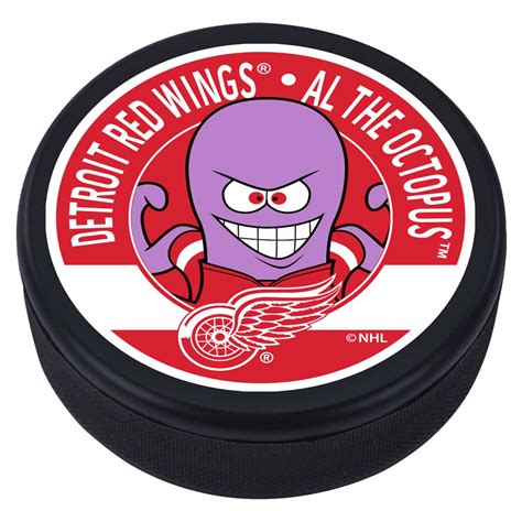 Detroit Red Wings Al The Octopus Mascot Textured Puck – Hockey Hall of Fame