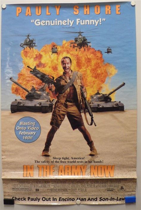 IN THE ARMY NOW 1994 Pauly Shore, Lori Petty, David Alan Grier-Poster ...