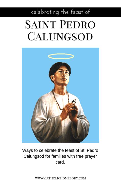 Saint Pedro Calungsod - Catholic Homebody