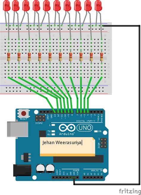 Arduino 6 LED Patterns - Hackster.io