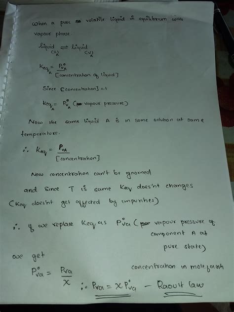 Raoult's Law Formula : Raoult S Law How To Calculate The Vapor Pressure ...