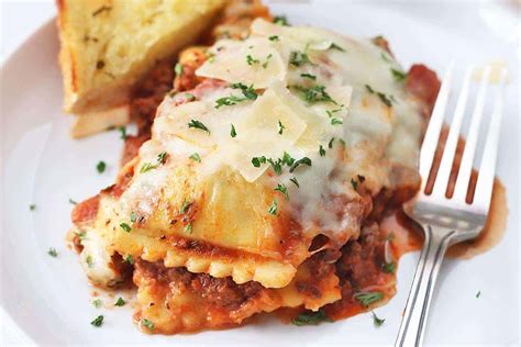 Four-Cheese Ravioli Lasagna - Simply Happenings