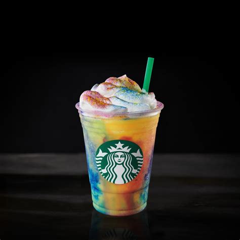 Grande Starbucks Tie-Dye Frappuccino Nutrition Facts | Calories in ...