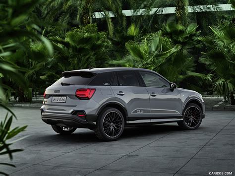 2021 Audi Q2 (Color: Arrow Gray) - Rear Three-Quarter | Caricos