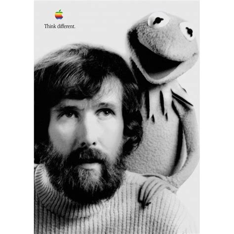 Apple Poster THINK DIFFERENT 1998 - Jim Henson in 2021 | Jim henson ...