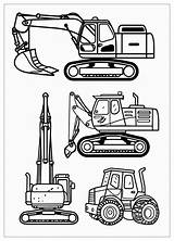 Construction Equipment Coloring Pages  Dig Into Fun And Learning sketch template