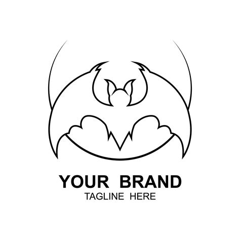 bat vector icon logo template 33861815 Vector Art at Vecteezy