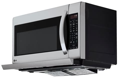 LG - 2.2 Cu. Ft. Over-the-Range Microwave - Stainless steel ...