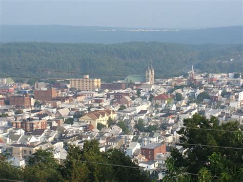 Shenandoah, PA : Shenandoah as seen from Heights( West Mahanoy Twp Mun ...