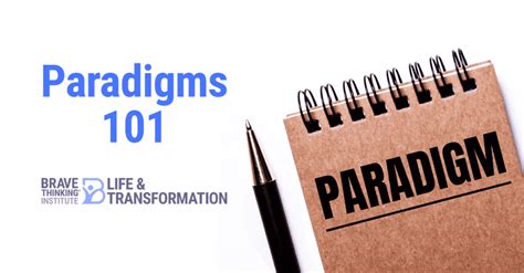 Paradigms 101 | Examples from Real People in All Walks of Life