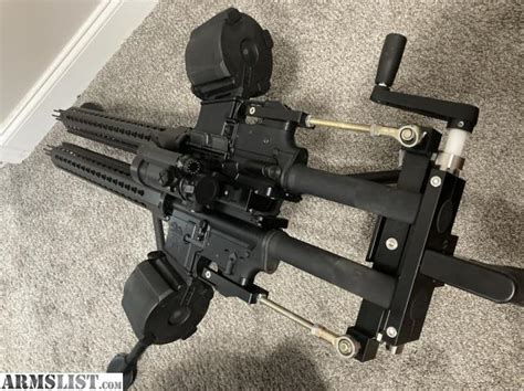 ARMSLIST - For Sale: Double AR 15 Gatling setup