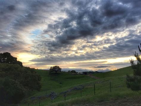 Dramatic clouds at sunset 3/16/2017