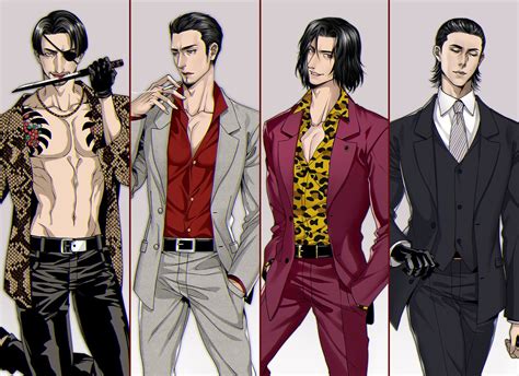 Yakuza 0 by DK | Yakuza anime, Anime, Character design male