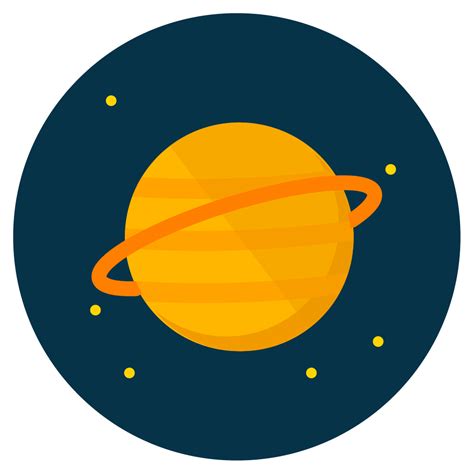 saturn icon vector free download