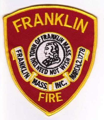 Massachusetts - Franklin Fire - PatchGallery.com Online Virtual Patch Collection By: 911Patches ...