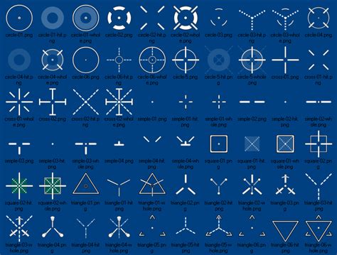 20 Crosshairs for RE | OpenGameArt.org